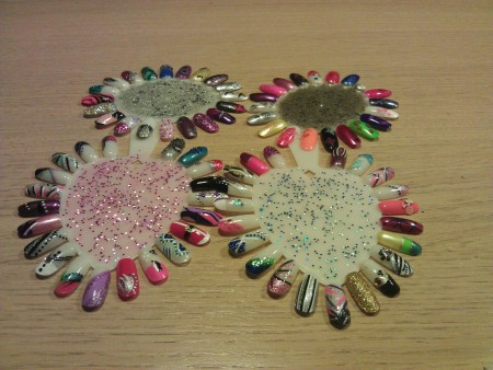 meerdere voorbeelden nailart